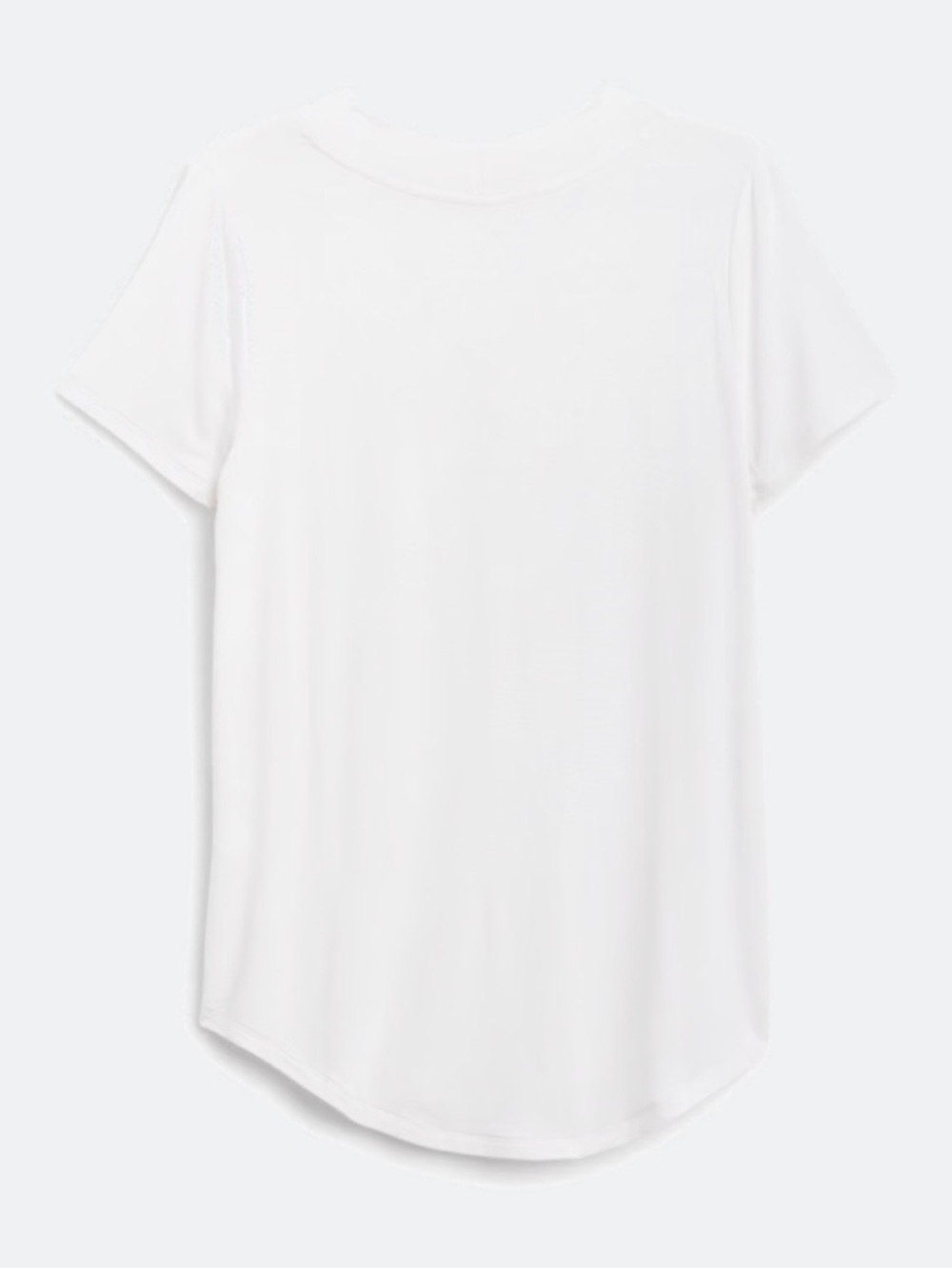 Market & Spruce Classic V-Neck Short Sleeve Tee in White - Picture 2 of 8